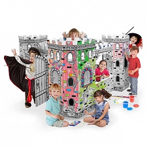 Картонный домик – Крепость, размер 177 х 177 х 110 см. (Carton House, 8942)